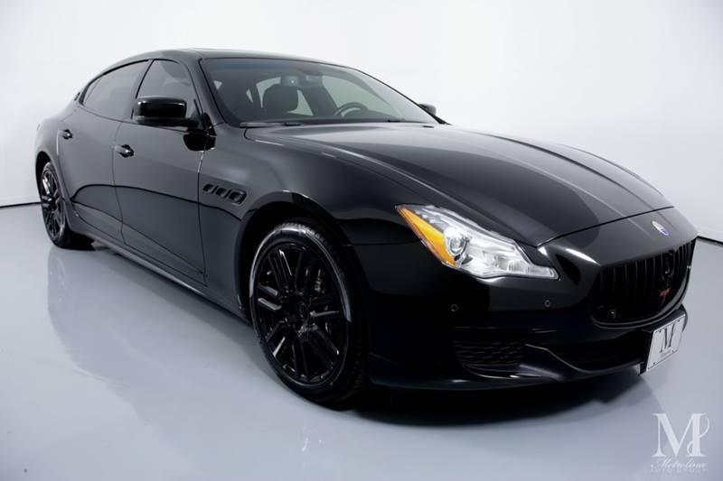 Used 2015 Maserati Quattroporte S Q4 AWD 4dr Sedan for sale Sold at Metrolina Auto Group in Charlotte NC 28217 - 2