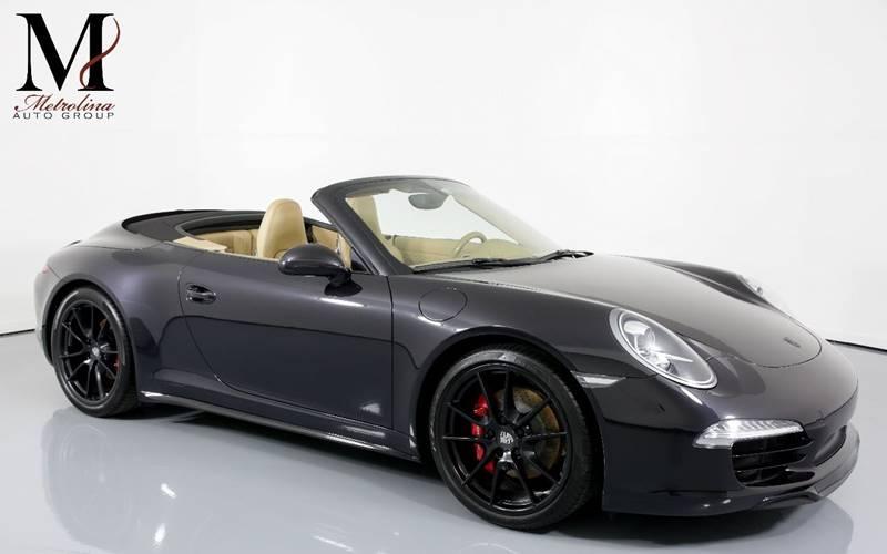 Used 2013 Porsche 911 Carrera 4S AWD 2dr Convertible for sale Sold at Metrolina Auto Group in Charlotte NC 28217 - 1