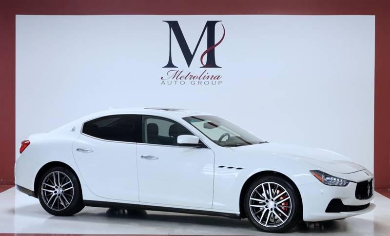 Used 2015 Maserati Ghibli S Q4 AWD 4dr Sedan for sale Sold at Metrolina Auto Group in Charlotte NC 28217 - 1