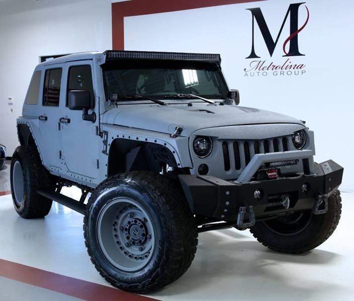 Used 2017 Jeep Wrangler Unlimited Rubicon 4x4 4dr SUV for sale Sold at Metrolina Auto Group in Charlotte NC 28217 - 3