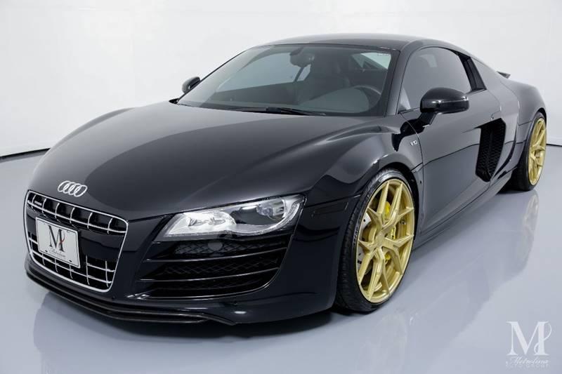 Used 2010 Audi R8 5.2 quattro AWD 2dr Coupe 6A for sale Sold at Metrolina Auto Group in Charlotte NC 28217 - 4