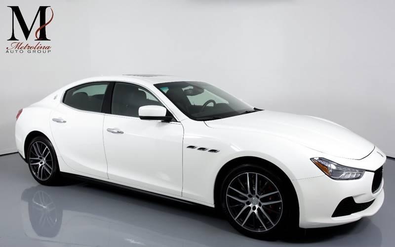 Used 2015 Maserati Ghibli Base 4dr Sedan for sale Sold at Metrolina Auto Group in Charlotte NC 28217 - 1