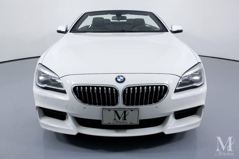 Used 2016 BMW 6 Series 640i xDrive AWD 2dr Convertible for sale Sold at Metrolina Auto Group in Charlotte NC 28217 - 4