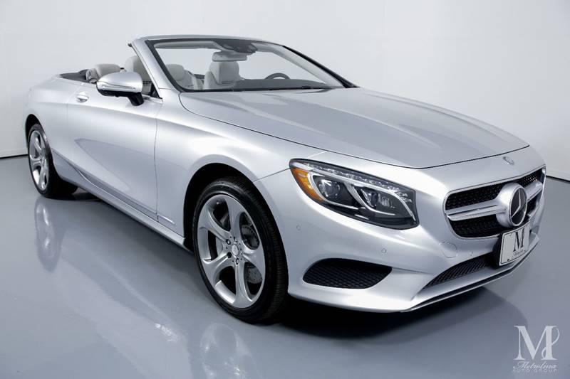 Used 2017 Mercedes-Benz S-Class S 550 2dr Convertible for sale Sold at Metrolina Auto Group in Charlotte NC 28217 - 3