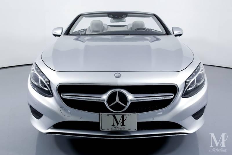 Used 2017 Mercedes-Benz S-Class S 550 2dr Convertible for sale Sold at Metrolina Auto Group in Charlotte NC 28217 - 4