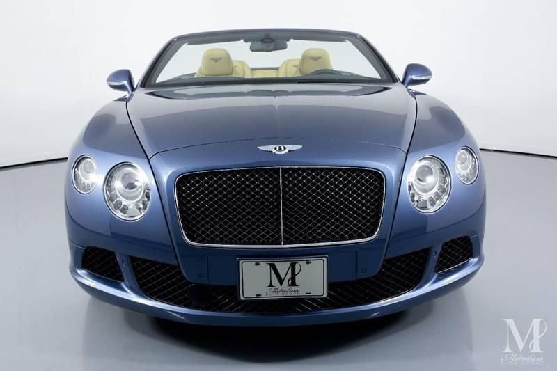 Used 2014 Bentley Continental GT Speed AWD 2dr Convertible for sale Sold at Metrolina Auto Group in Charlotte NC 28217 - 4