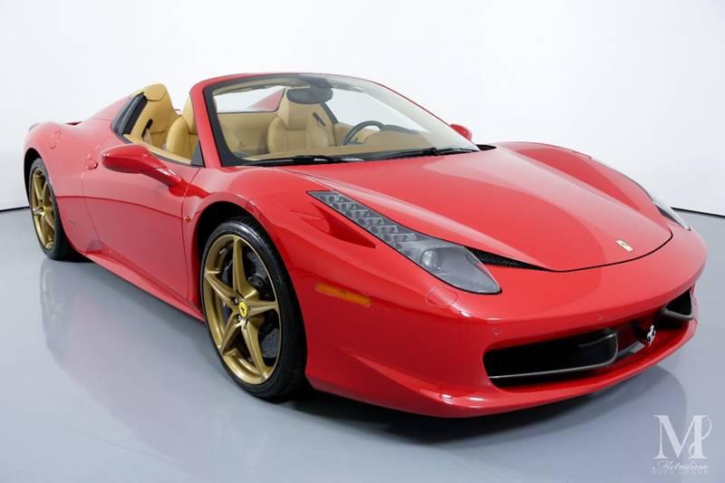 Used 2015 Ferrari 458 Spider Base 2dr Convertible for sale Sold at Metrolina Auto Group in Charlotte NC 28217 - 3