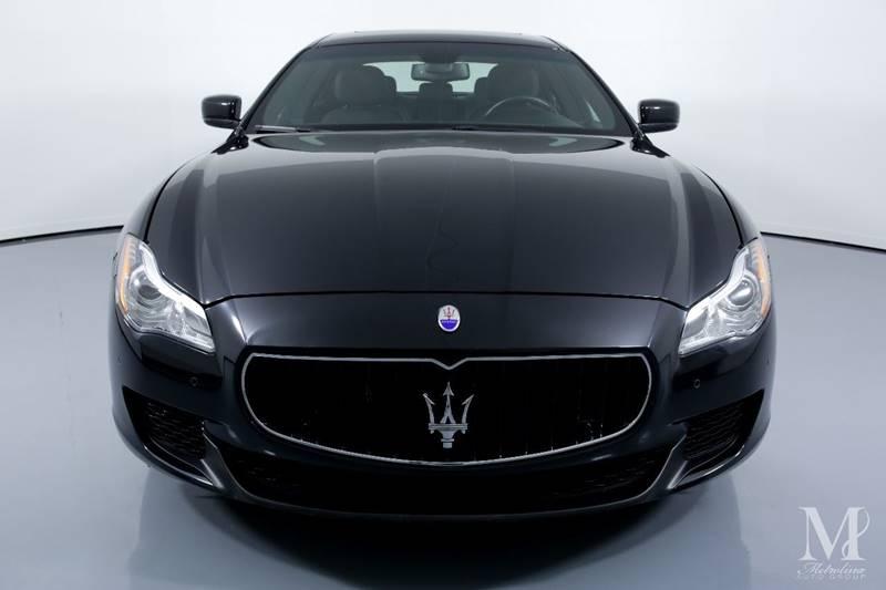 Used 2015 Maserati Quattroporte S Q4 AWD 4dr Sedan for sale Sold at Metrolina Auto Group in Charlotte NC 28217 - 3