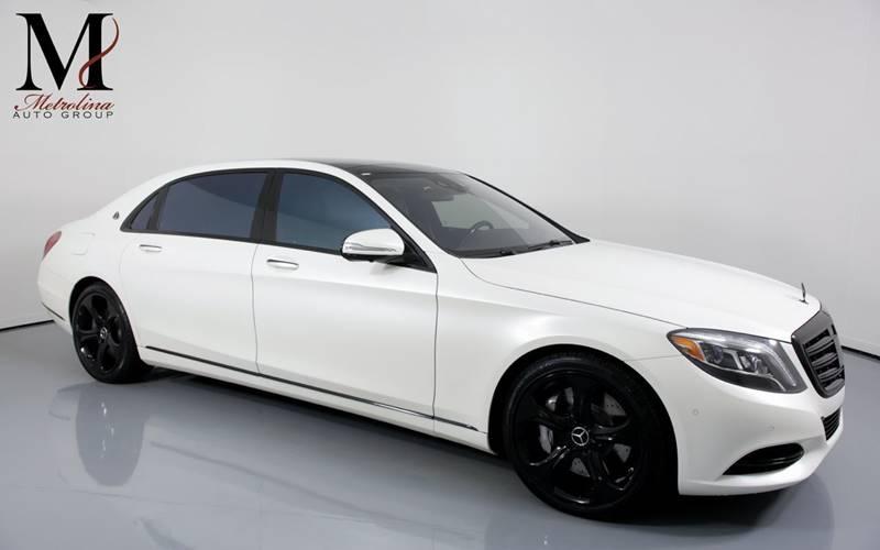 Used 2016 Mercedes-Benz S-Class Mercedes Maybach S 600 4dr Sedan for sale Sold at Metrolina Auto Group in Charlotte NC 28217 - 1