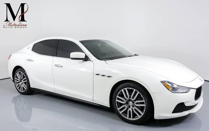 Used 2015 Maserati Ghibli Base 4dr Sedan for sale Sold at Metrolina Auto Group in Charlotte NC 28217 - 1