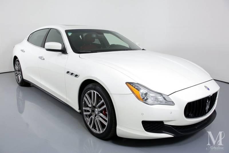 Used 2015 Maserati Quattroporte S Q4 AWD 4dr Sedan for sale Sold at Metrolina Auto Group in Charlotte NC 28217 - 2