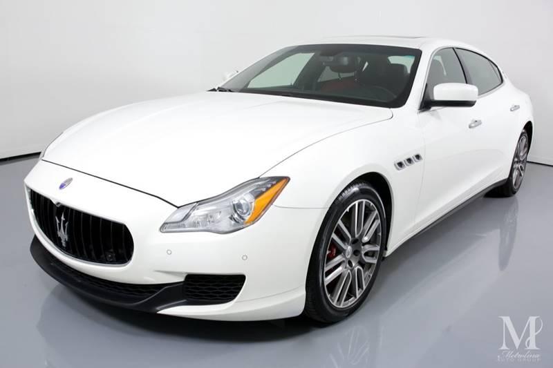 Used 2015 Maserati Quattroporte S Q4 AWD 4dr Sedan for sale Sold at Metrolina Auto Group in Charlotte NC 28217 - 4