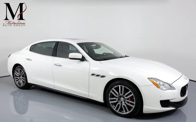Used 2015 Maserati Quattroporte S Q4 AWD 4dr Sedan for sale Sold at Metrolina Auto Group in Charlotte NC 28217 - 1