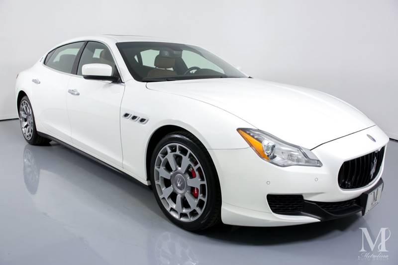 Used 2015 Maserati Quattroporte S Q4 AWD 4dr Sedan for sale Sold at Metrolina Auto Group in Charlotte NC 28217 - 2