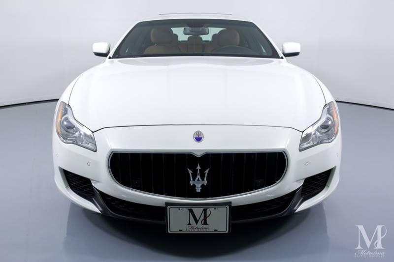 Used 2015 Maserati Quattroporte S Q4 AWD 4dr Sedan for sale Sold at Metrolina Auto Group in Charlotte NC 28217 - 3