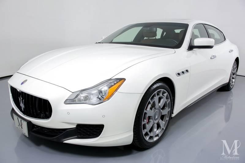 Used 2015 Maserati Quattroporte S Q4 AWD 4dr Sedan for sale Sold at Metrolina Auto Group in Charlotte NC 28217 - 4