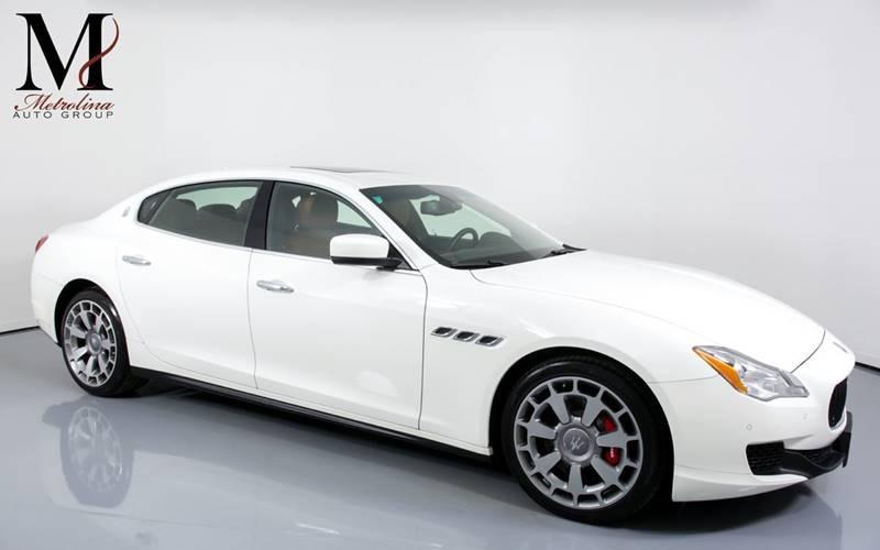 Used 2015 Maserati Quattroporte S Q4 AWD 4dr Sedan for sale Sold at Metrolina Auto Group in Charlotte NC 28217 - 1