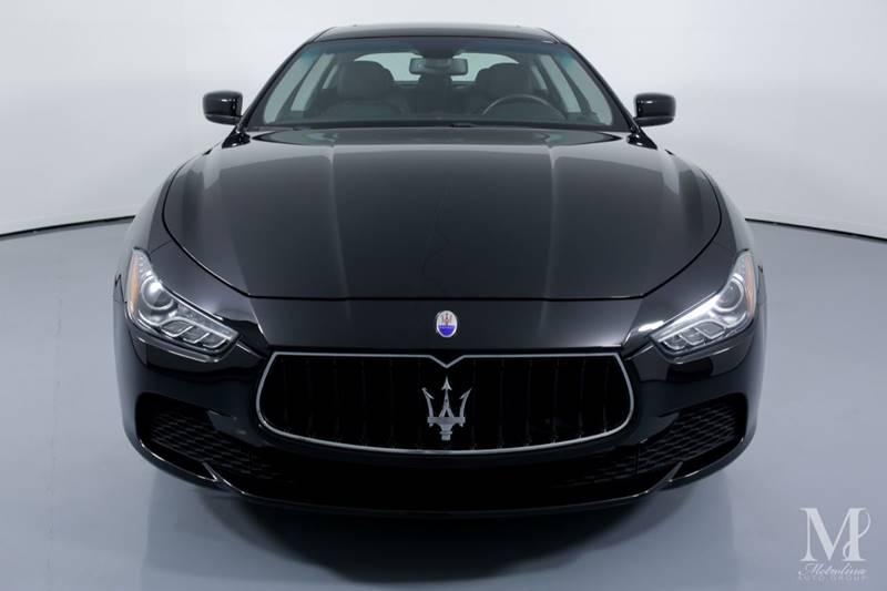 Used 2015 Maserati Ghibli S Q4 AWD 4dr Sedan for sale Sold at Metrolina Auto Group in Charlotte NC 28217 - 3