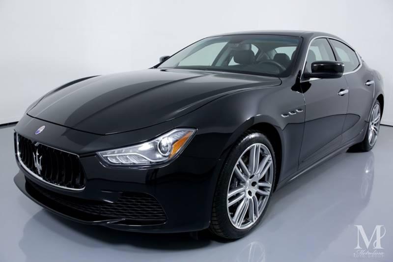 Used 2015 Maserati Ghibli S Q4 AWD 4dr Sedan for sale Sold at Metrolina Auto Group in Charlotte NC 28217 - 4
