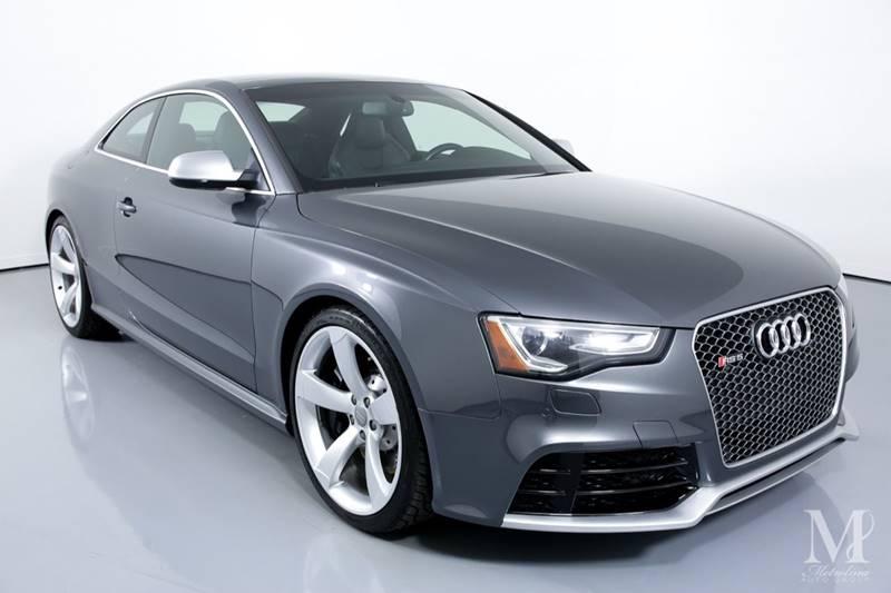 Used 2015 Audi RS 5 4.2 quattro AWD 2dr Coupe for sale Sold at Metrolina Auto Group in Charlotte NC 28217 - 2