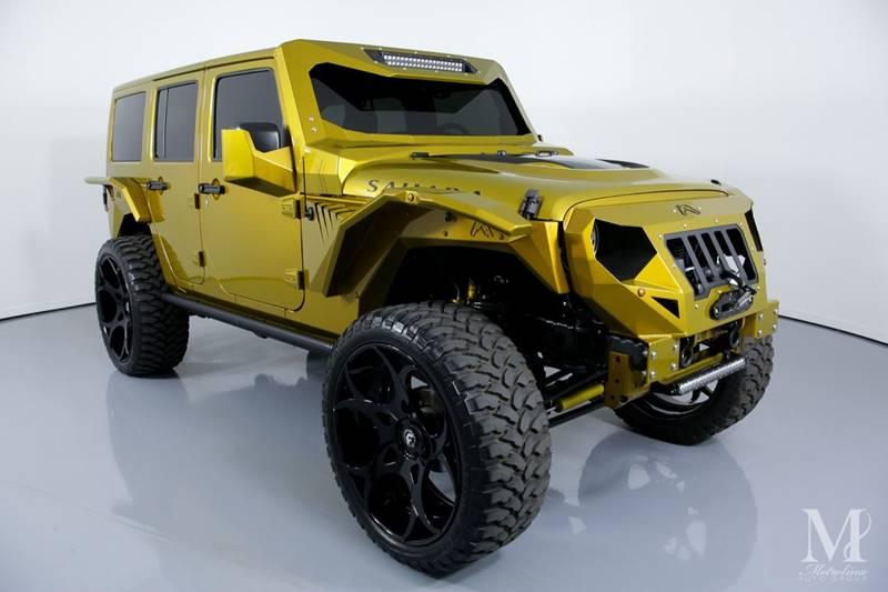 Used 2017 Jeep Wrangler Unlimited Sahara 4x4 4dr SUV for sale Sold at Metrolina Auto Group in Charlotte NC 28217 - 2