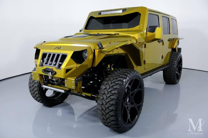 Used 2017 Jeep Wrangler Unlimited Sahara 4x4 4dr SUV for sale Sold at Metrolina Auto Group in Charlotte NC 28217 - 4
