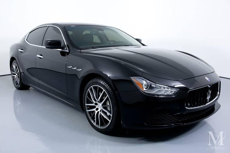 Used 2016 Maserati Ghibli Base 4dr Sedan for sale Sold at Metrolina Auto Group in Charlotte NC 28217 - 2