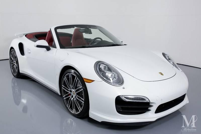 Used 2015 Porsche 911 Turbo AWD 2dr Convertible for sale Sold at Metrolina Auto Group in Charlotte NC 28217 - 3