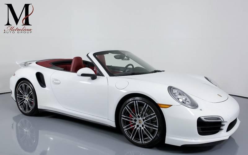 Used 2015 Porsche 911 Turbo AWD 2dr Convertible for sale Sold at Metrolina Auto Group in Charlotte NC 28217 - 1