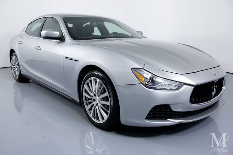 Used 2015 Maserati Ghibli S Q4 AWD 4dr Sedan for sale Sold at Metrolina Auto Group in Charlotte NC 28217 - 2