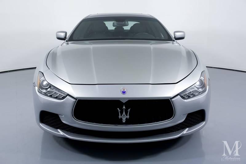 Used 2015 Maserati Ghibli S Q4 AWD 4dr Sedan for sale Sold at Metrolina Auto Group in Charlotte NC 28217 - 3