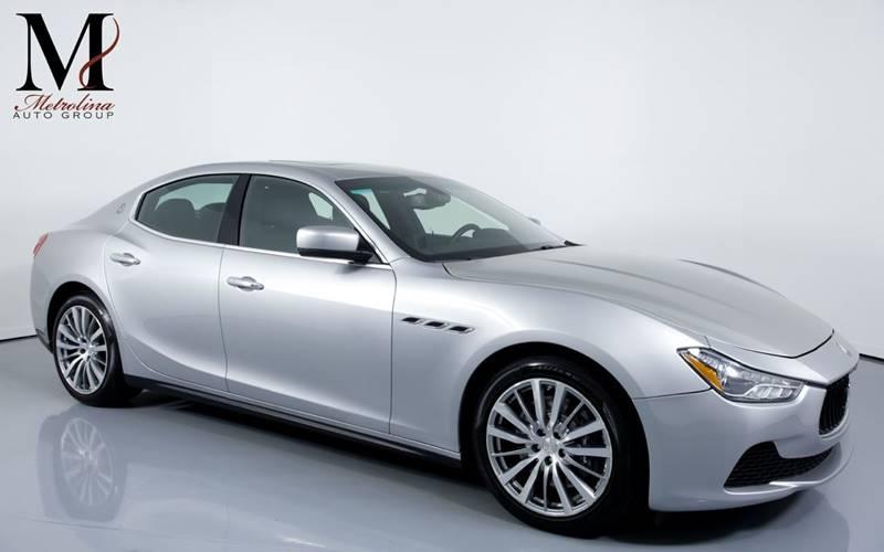 Used 2015 Maserati Ghibli S Q4 AWD 4dr Sedan for sale Sold at Metrolina Auto Group in Charlotte NC 28217 - 1