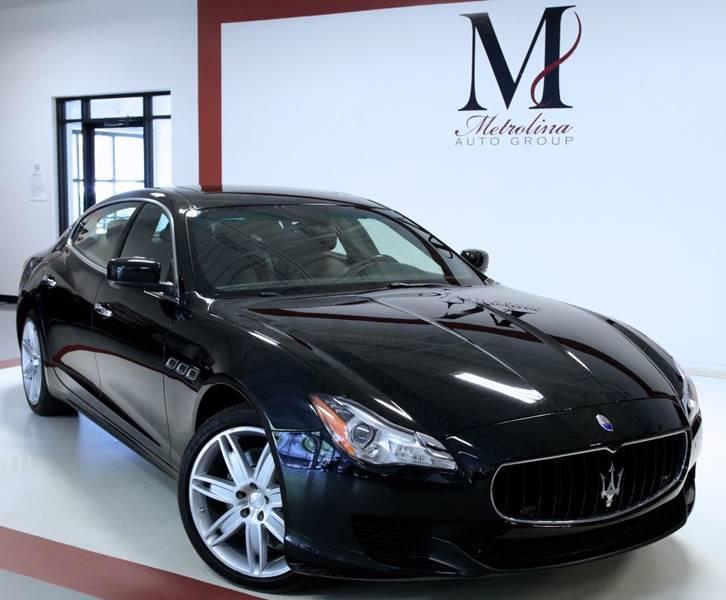 Used 2015 Maserati Quattroporte S Q4 AWD 4dr Sedan for sale Sold at Metrolina Auto Group in Charlotte NC 28217 - 2
