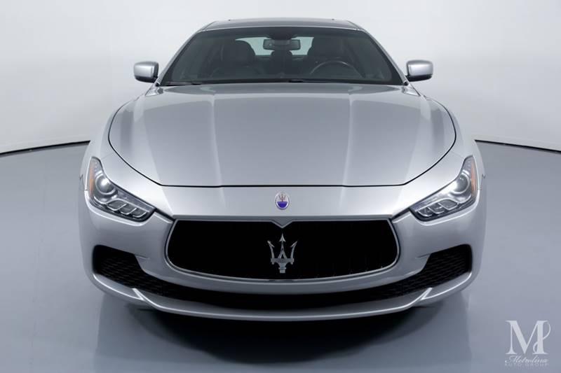 Used 2015 Maserati Ghibli Base 4dr Sedan for sale Sold at Metrolina Auto Group in Charlotte NC 28217 - 3