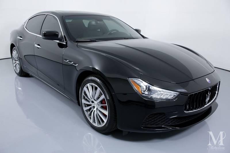 Used 2016 Maserati Ghibli Base 4dr Sedan for sale Sold at Metrolina Auto Group in Charlotte NC 28217 - 2