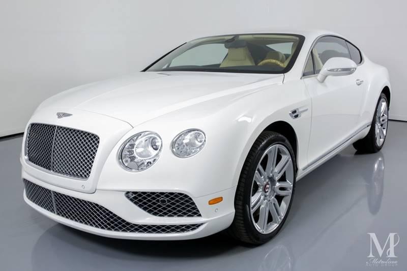 Used 2016 Bentley Continental GT V8 AWD 2dr Coupe for sale Sold at Metrolina Auto Group in Charlotte NC 28217 - 4