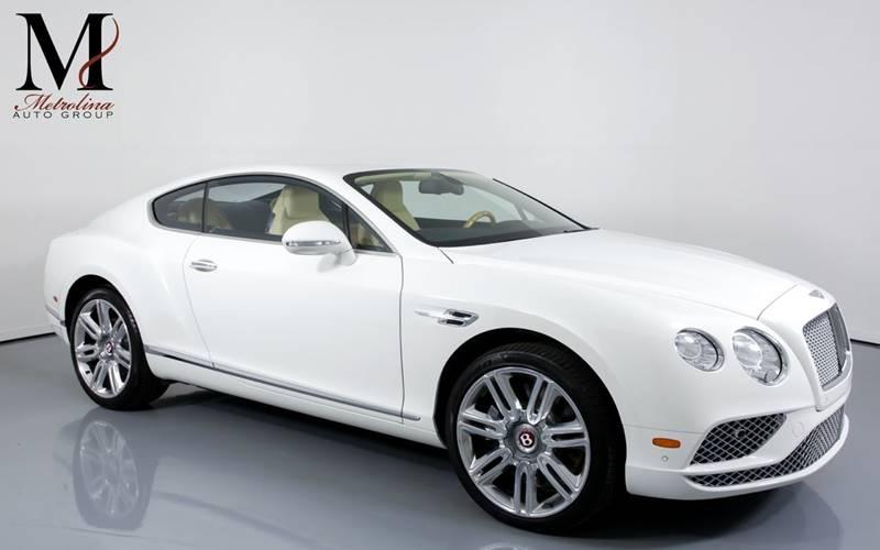 Used 2016 Bentley Continental GT V8 AWD 2dr Coupe for sale Sold at Metrolina Auto Group in Charlotte NC 28217 - 1