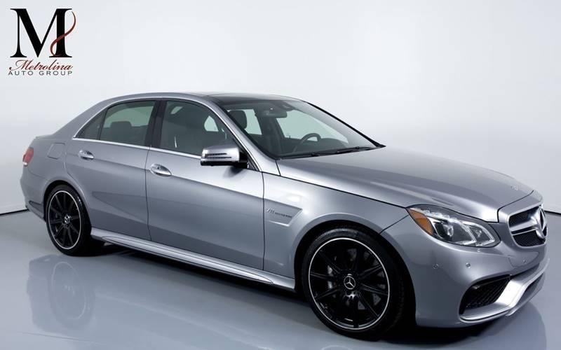 Used 2014 Mercedes-Benz E-Class E 63 AMG AWD 4MATIC 4dr Sedan for sale Sold at Metrolina Auto Group in Charlotte NC 28217 - 1