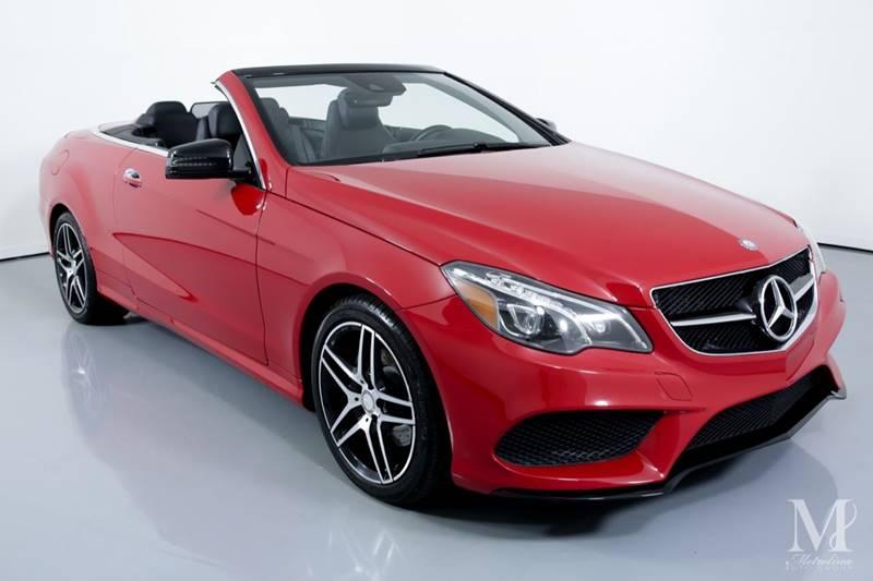 Used 2017 Mercedes-Benz E-Class E 400 2dr Convertible for sale Sold at Metrolina Auto Group in Charlotte NC 28217 - 3