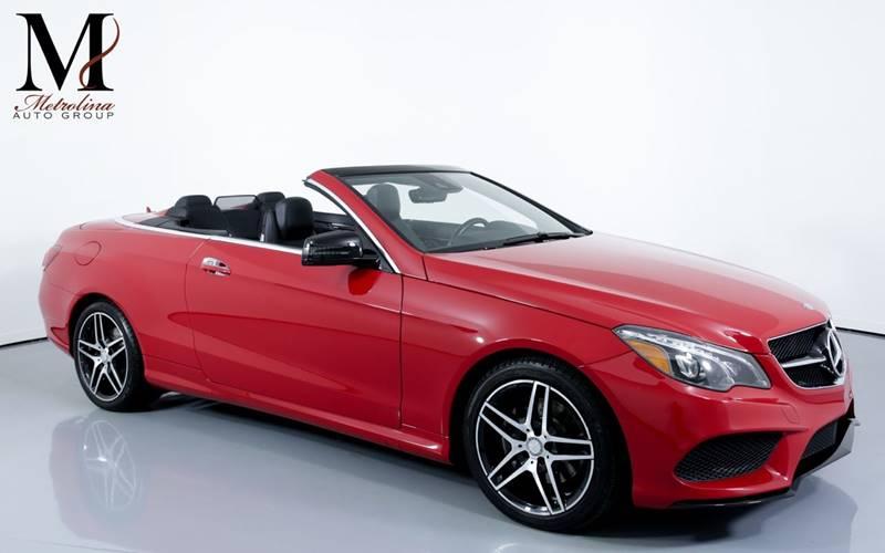 Used 2017 Mercedes-Benz E-Class E 400 2dr Convertible for sale Sold at Metrolina Auto Group in Charlotte NC 28217 - 1